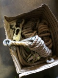 Box Of Large safety Rope With Clamps