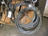 2 Assorted Length Heavy Duty Metal Cables