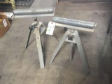 2 Rbi Industries Adjustable Metal Roller Stands