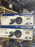 (2) Alpine SPS 610C 2 Way Speaker System