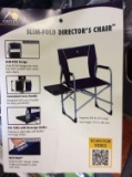 Easy fold directors chair with side table (GCI OUTDOOR)