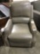 Grey Swivel Recliner Chair