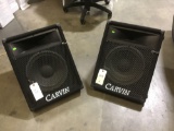 (2) Carvin 722 12in. Wedge PA Stage Floor Monitors