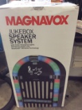Magnavox Jukebox Speaker System w/ color changing lights Fm radio &Bluetooth