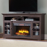 Home Decorators Collection Avondale Grove 59 in. Infrared Media Electric Fireplace