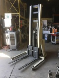 Crown Electric Walkie Straddle Stacker