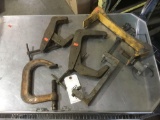 (5) Assorted Various Style Clamps
