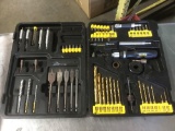 Assorted Stanley Drill Bits Etc. In Case