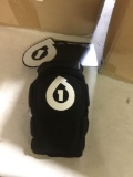 (20) six six one black elbow pads size XL