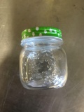 Lot of mini glass jars