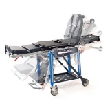 28-Z PROFlexx ambulance Chair Cot in Electric Blue with mattress