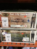 (2) Pro Line 2-Ply Chest Waders