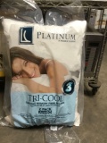(4) tri-cool cooling memory fiber pillows
