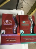 (4) body innovations mini massagers