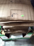 Lot of Brown Paper Grocery Bags