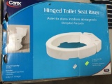 (5) Carex Hinged toilet seat risers