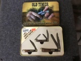 Old Timer 3-Pocket Knife Set in Tin