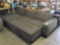 2-Piece Charcoal Chaise Sectional Couch w/Storage Ottoman