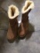 Shearling Buckle Ladies Boots Size women?s 10 Both LEFT FEET