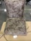 (2) Brown Flower Pattern Chair Cushions