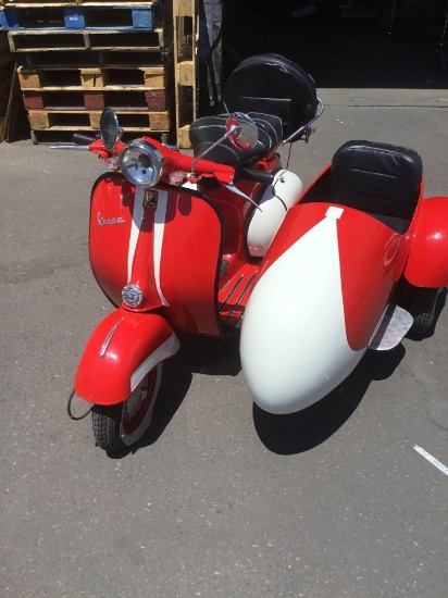 1963 Piaggio Vespa 150cc Scooter with Sidecar ***NON-RUNNING***