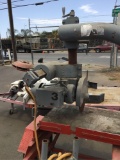 Trailer Mounted Industrial Radial Arm Saw with 16 in. Blade
