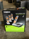 Uniden DECT 6.0 4-Handset Digital Cordless Phone Set