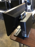 Dell Optiplex 780 and Dell 22in LCD Flat Panel Monitor on Height Adjustable Dock Stand
