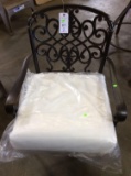 (2) Hampton Bay Edington Cast Dining Chairs With Bare Cushions