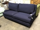 Birch Lane Wayfair Custom Upholstry Sofa in Navy Blue