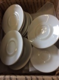 Lot of White Saucers
