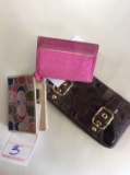 (3) Assorted COACH Wallets