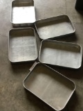 (5) Metal Roasting Pans