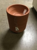 (50) Orange Round Planters Pots