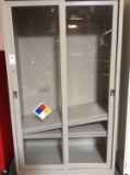 5-Shelf Sliding Glass Door Medical/Chemical Cabinet