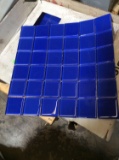 (2) Boxes of Electric Blue Tile