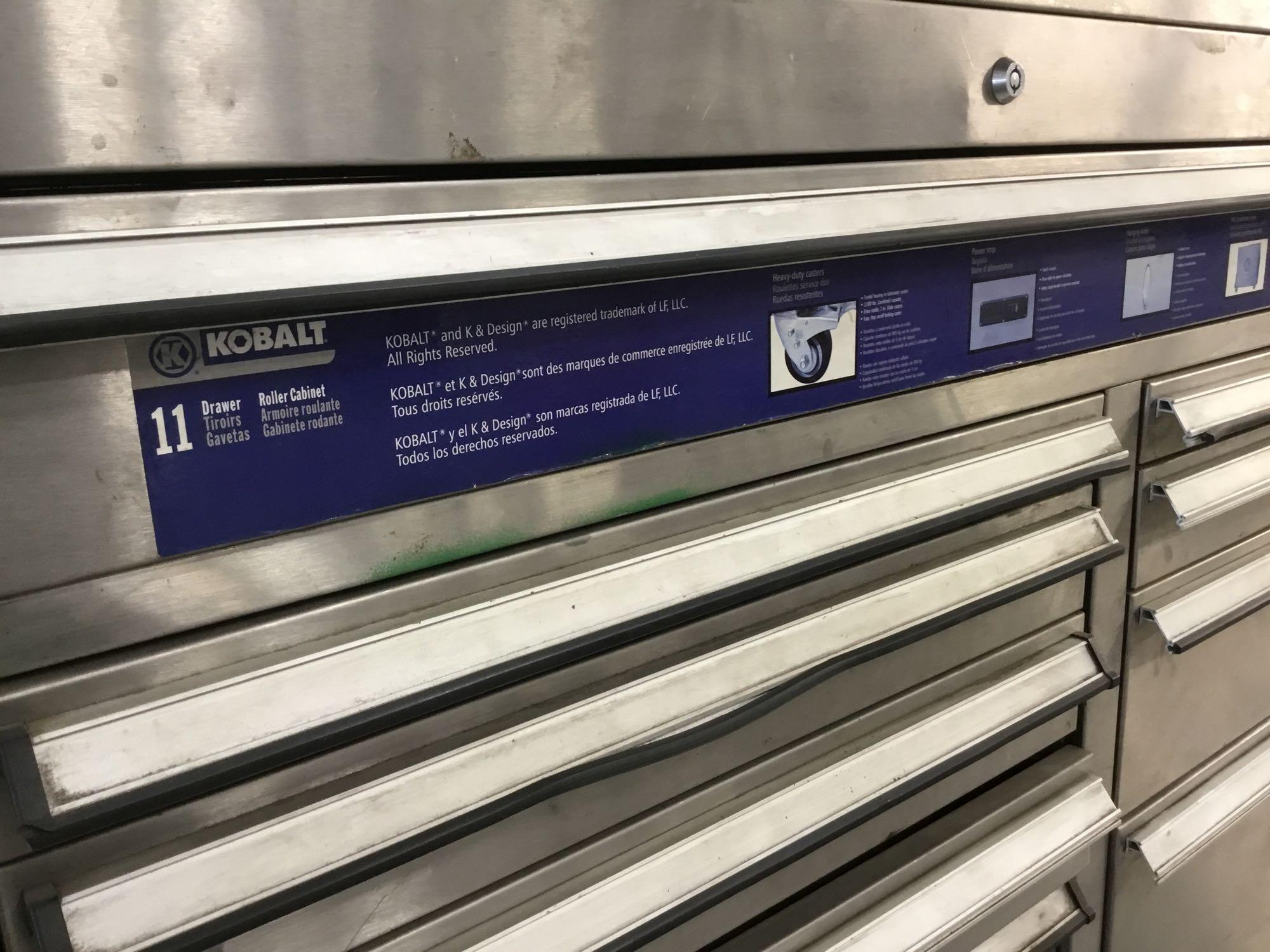 Kobalt 11 drawer tool chest deals