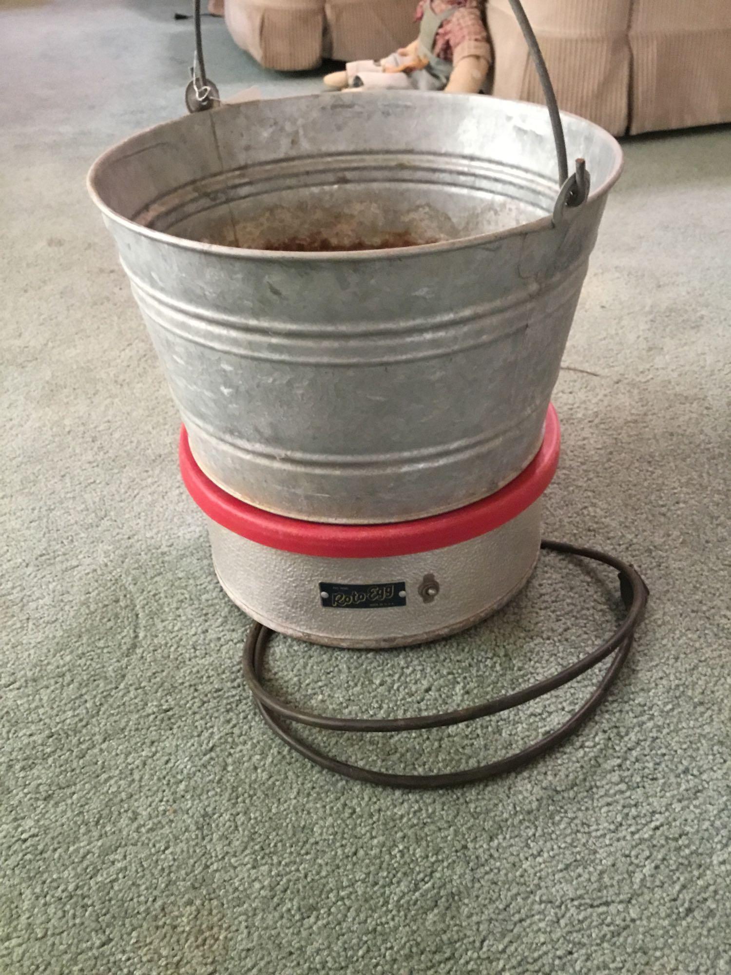 Galvanized Round Bucket - Geerpres