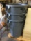 (3) Rubbermaid Brute Trash cans