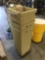 (5) Tough Guy Commercial Beige Tall Trash Cans