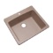 Northbrook Drop-In Composite Granite 25 in. 1-Hole Single Bowl Kitchen Sink in Desert Sand