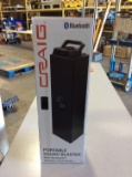 (4) Craig Portable Sound Blaster With Bluetooth