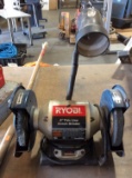 Ryobi 6 In. Thin Line Bench Grinder 120 Volt 2.1 AMP 3600 RPM
