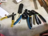 (3) Wire Cutters and (2) Adjustable Wrenches