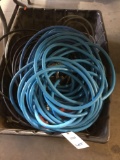 Lot of Assorted Air Hoses with nozzles