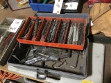 Small box with assorted drill bits
