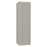 Hampton Bay Shaker Assembled 12x42x12 in. Wall Kitchen Cabinet in Dove Gray
