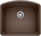 BLANCO DIAMOND Single Bowl Granite composite sink in SILGRANIT (Cafe Brown)