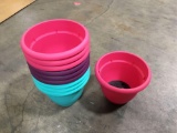 (10) 10in. Round Planters