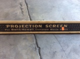 Bell And Howell Roll Up Projection Screen